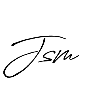 Also we have Jsm name is the best signature style. Create professional handwritten signature collection using Antro_Vectra_Bolder autograph style. Jsm signature style 7 images and pictures png