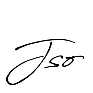 Design your own signature with our free online signature maker. With this signature software, you can create a handwritten (Antro_Vectra_Bolder) signature for name Jso. Jso signature style 7 images and pictures png