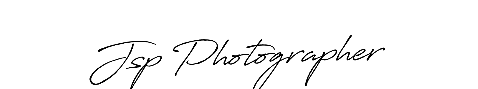 It looks lik you need a new signature style for name Jsp Photographer. Design unique handwritten (Antro_Vectra_Bolder) signature with our free signature maker in just a few clicks. Jsp Photographer signature style 7 images and pictures png