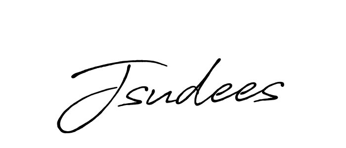 Create a beautiful signature design for name Jsudees. With this signature (Antro_Vectra_Bolder) fonts, you can make a handwritten signature for free. Jsudees signature style 7 images and pictures png