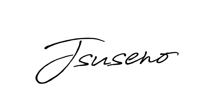Also we have Jsuseno name is the best signature style. Create professional handwritten signature collection using Antro_Vectra_Bolder autograph style. Jsuseno signature style 7 images and pictures png
