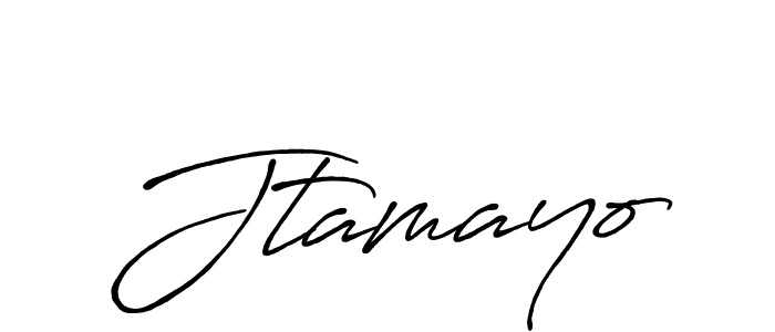 Design your own signature with our free online signature maker. With this signature software, you can create a handwritten (Antro_Vectra_Bolder) signature for name Jtamayo. Jtamayo signature style 7 images and pictures png