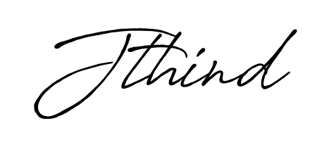 Create a personalized artistic stamp with Jthind in Antro_Vectra_Bolder font. Perfect for visual artists, designers, and influencers. Jthind signature style 7 images and pictures png