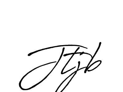 Design your own signature with our free online signature maker. With this signature software, you can create a handwritten (Antro_Vectra_Bolder) signature for name Jtjb. Jtjb signature style 7 images and pictures png