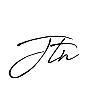 Also You can easily find your signature by using the search form. We will create Jtn name handwritten signature images for you free of cost using Antro_Vectra_Bolder sign style. Jtn signature style 7 images and pictures png