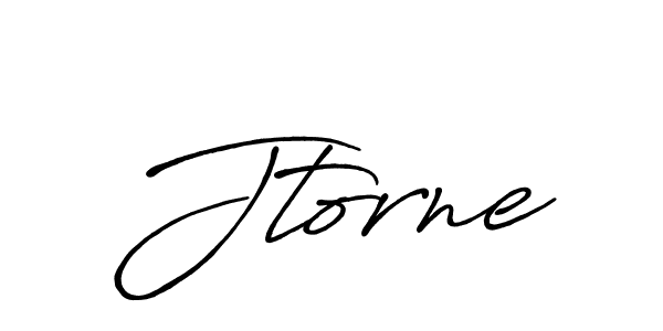 Jtorne stylish signature style. Best Handwritten Sign (Antro_Vectra_Bolder) for my name. Handwritten Signature Collection Ideas for my name Jtorne. Jtorne signature style 7 images and pictures png