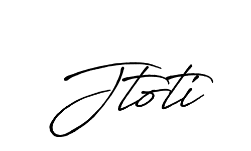 How to make Jtoti name signature. Use Antro_Vectra_Bolder style for creating short signs online. This is the latest handwritten sign. Jtoti signature style 7 images and pictures png