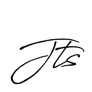 Jts stylish signature style. Best Handwritten Sign (Antro_Vectra_Bolder) for my name. Handwritten Signature Collection Ideas for my name Jts. Jts signature style 7 images and pictures png