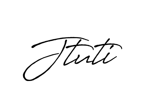 How to Draw Jtuti signature style? Antro_Vectra_Bolder is a latest design signature styles for name Jtuti. Jtuti signature style 7 images and pictures png