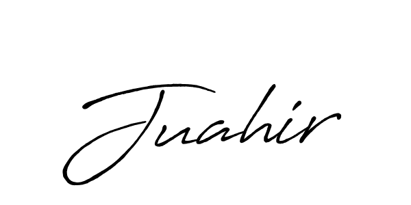 How to make Juahir name signature. Use Antro_Vectra_Bolder style for creating short signs online. This is the latest handwritten sign. Juahir signature style 7 images and pictures png