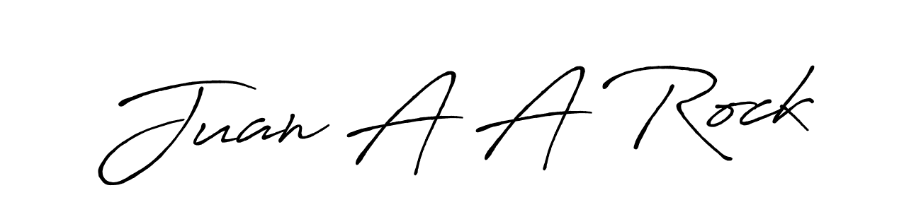 The best way (Antro_Vectra_Bolder) to make a short signature is to pick only two or three words in your name. The name Juan A A Rock include a total of six letters. For converting this name. Juan A A Rock signature style 7 images and pictures png