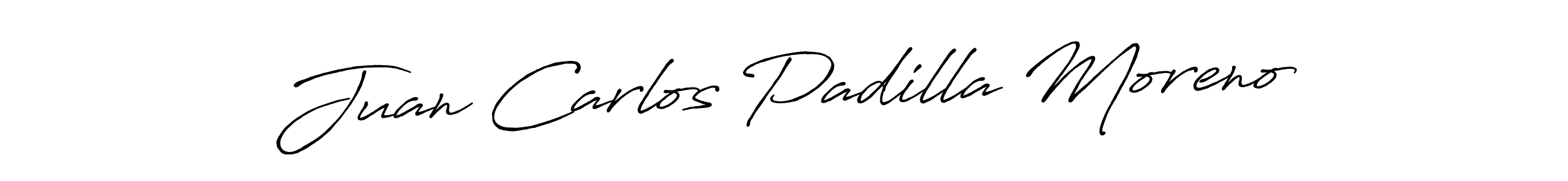 Also we have Juan Carlos Padilla Moreno name is the best signature style. Create professional handwritten signature collection using Antro_Vectra_Bolder autograph style. Juan Carlos Padilla Moreno signature style 7 images and pictures png