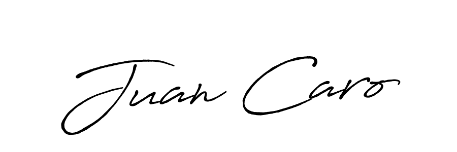 Create a beautiful signature design for name Juan Caro. With this signature (Antro_Vectra_Bolder) fonts, you can make a handwritten signature for free. Juan Caro signature style 7 images and pictures png