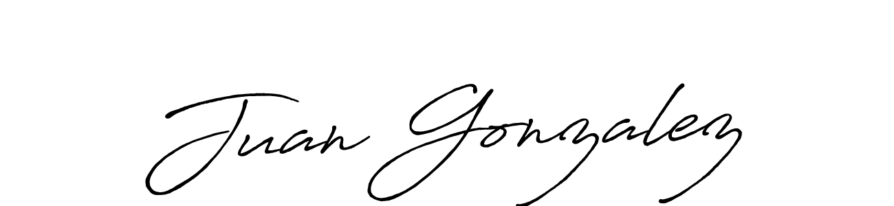 How to make Juan Gonzalez name signature. Use Antro_Vectra_Bolder style for creating short signs online. This is the latest handwritten sign. Juan Gonzalez signature style 7 images and pictures png