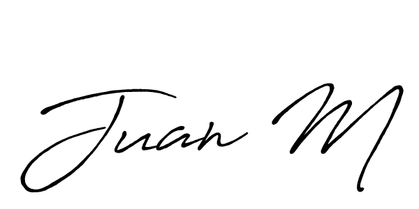 You should practise on your own different ways (Antro_Vectra_Bolder) to write your name (Juan M) in signature. don't let someone else do it for you. Juan M signature style 7 images and pictures png