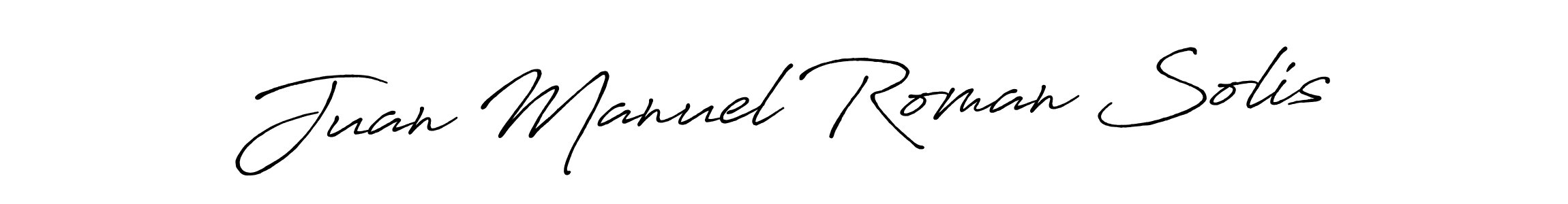 How to make Juan Manuel Roman Solis signature? Antro_Vectra_Bolder is a professional autograph style. Create handwritten signature for Juan Manuel Roman Solis name. Juan Manuel Roman Solis signature style 7 images and pictures png