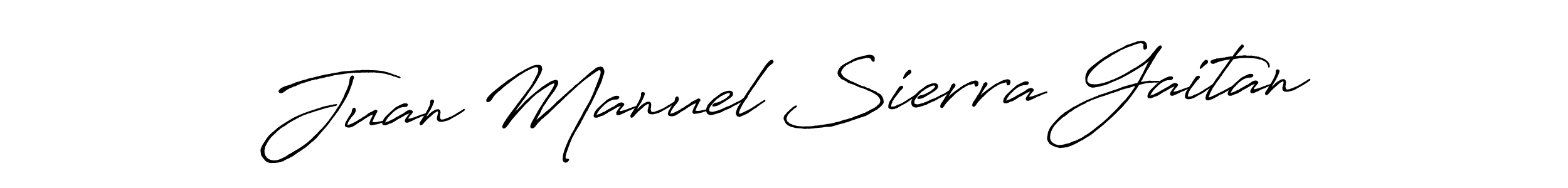 It looks lik you need a new signature style for name Juan Manuel Sierra Gaitan. Design unique handwritten (Antro_Vectra_Bolder) signature with our free signature maker in just a few clicks. Juan Manuel Sierra Gaitan signature style 7 images and pictures png