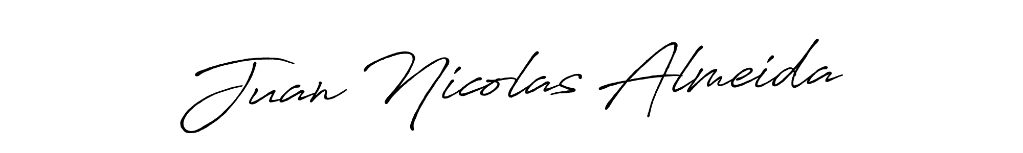 Best and Professional Signature Style for Juan Nicolas Almeida. Antro_Vectra_Bolder Best Signature Style Collection. Juan Nicolas Almeida signature style 7 images and pictures png