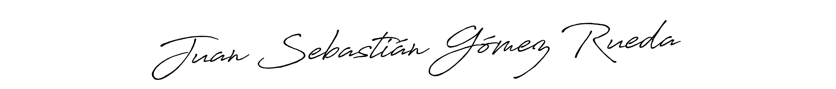 Design your own signature with our free online signature maker. With this signature software, you can create a handwritten (Antro_Vectra_Bolder) signature for name Juan Sebastián Gómez Rueda. Juan Sebastián Gómez Rueda signature style 7 images and pictures png