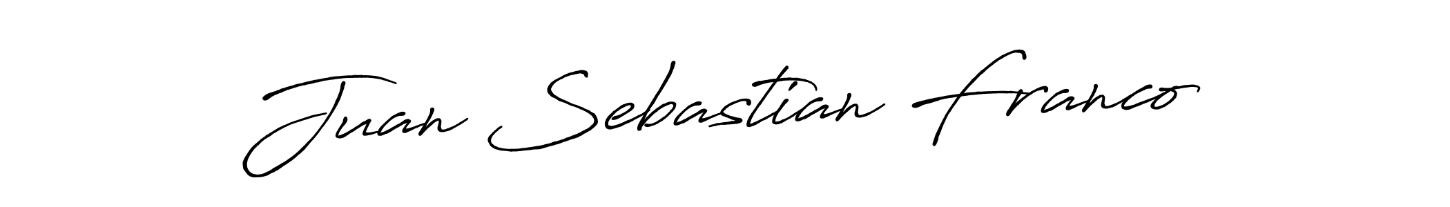 Juan Sebastian Franco stylish signature style. Best Handwritten Sign (Antro_Vectra_Bolder) for my name. Handwritten Signature Collection Ideas for my name Juan Sebastian Franco. Juan Sebastian Franco signature style 7 images and pictures png