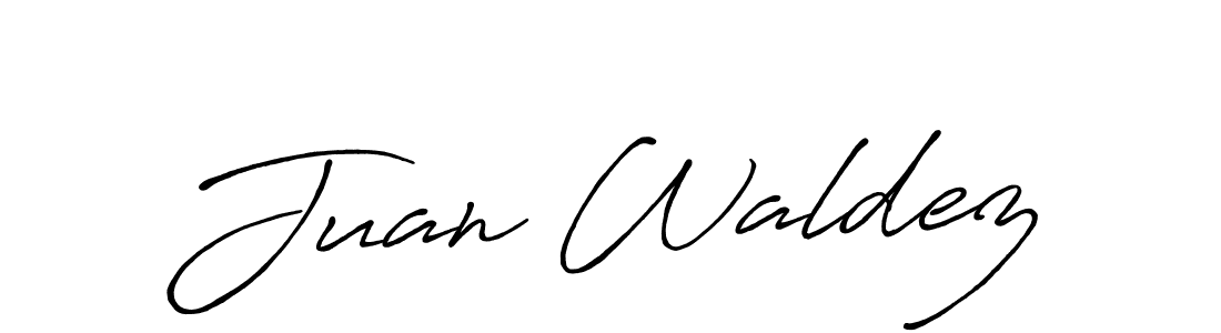 Juan Waldez stylish signature style. Best Handwritten Sign (Antro_Vectra_Bolder) for my name. Handwritten Signature Collection Ideas for my name Juan Waldez. Juan Waldez signature style 7 images and pictures png