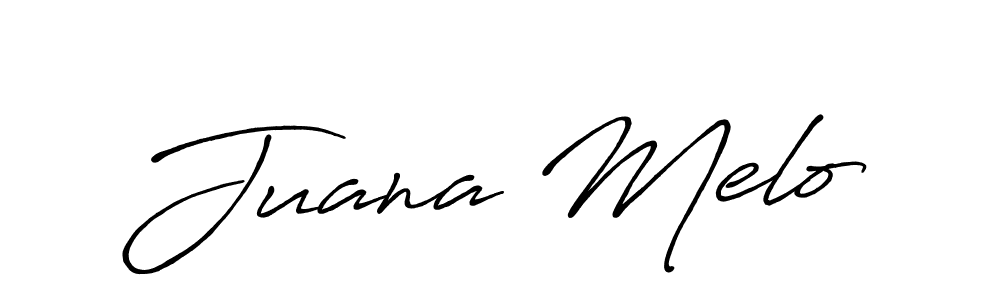 Use a signature maker to create a handwritten signature online. With this signature software, you can design (Antro_Vectra_Bolder) your own signature for name Juana Melo. Juana Melo signature style 7 images and pictures png