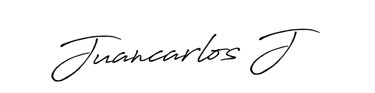 Also we have Juancarlos J name is the best signature style. Create professional handwritten signature collection using Antro_Vectra_Bolder autograph style. Juancarlos J signature style 7 images and pictures png