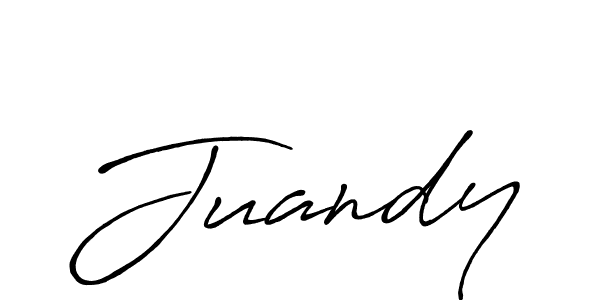 How to make Juandy signature? Antro_Vectra_Bolder is a professional autograph style. Create handwritten signature for Juandy name. Juandy signature style 7 images and pictures png