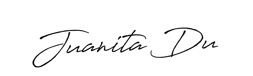 Best and Professional Signature Style for Juanita Du. Antro_Vectra_Bolder Best Signature Style Collection. Juanita Du signature style 7 images and pictures png