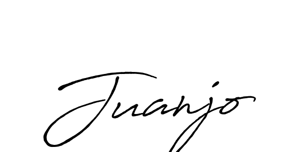 Juanjo stylish signature style. Best Handwritten Sign (Antro_Vectra_Bolder) for my name. Handwritten Signature Collection Ideas for my name Juanjo. Juanjo signature style 7 images and pictures png