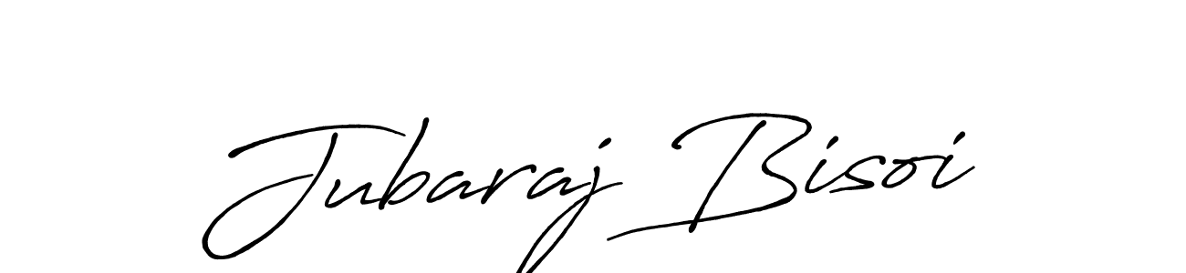 Create a beautiful signature design for name Jubaraj Bisoi. With this signature (Antro_Vectra_Bolder) fonts, you can make a handwritten signature for free. Jubaraj Bisoi signature style 7 images and pictures png