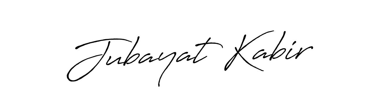 It looks lik you need a new signature style for name Jubayat Kabir. Design unique handwritten (Antro_Vectra_Bolder) signature with our free signature maker in just a few clicks. Jubayat Kabir signature style 7 images and pictures png