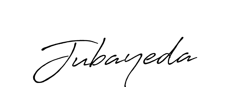 Use a signature maker to create a handwritten signature online. With this signature software, you can design (Antro_Vectra_Bolder) your own signature for name Jubayeda. Jubayeda signature style 7 images and pictures png