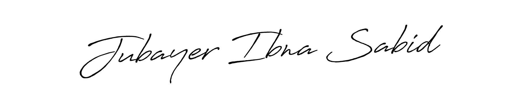 How to make Jubayer Ibna Sabid signature? Antro_Vectra_Bolder is a professional autograph style. Create handwritten signature for Jubayer Ibna Sabid name. Jubayer Ibna Sabid signature style 7 images and pictures png