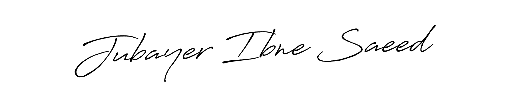 How to make Jubayer Ibne Saeed signature? Antro_Vectra_Bolder is a professional autograph style. Create handwritten signature for Jubayer Ibne Saeed name. Jubayer Ibne Saeed signature style 7 images and pictures png