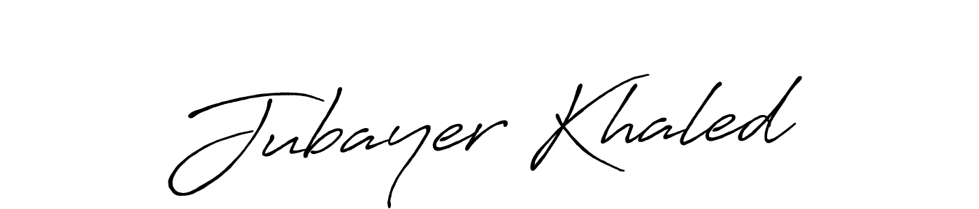 Also You can easily find your signature by using the search form. We will create Jubayer Khaled name handwritten signature images for you free of cost using Antro_Vectra_Bolder sign style. Jubayer Khaled signature style 7 images and pictures png