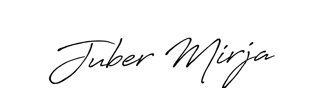 Make a short Juber Mirja signature style. Manage your documents anywhere anytime using Antro_Vectra_Bolder. Create and add eSignatures, submit forms, share and send files easily. Juber Mirja signature style 7 images and pictures png