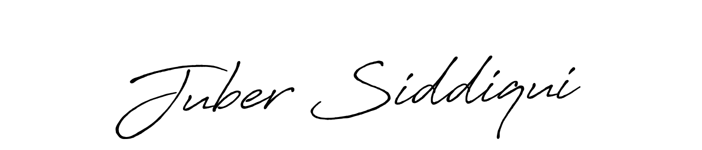 Also we have Juber Siddiqui name is the best signature style. Create professional handwritten signature collection using Antro_Vectra_Bolder autograph style. Juber Siddiqui signature style 7 images and pictures png