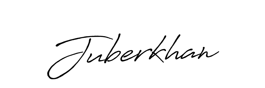 Juberkhan stylish signature style. Best Handwritten Sign (Antro_Vectra_Bolder) for my name. Handwritten Signature Collection Ideas for my name Juberkhan. Juberkhan signature style 7 images and pictures png