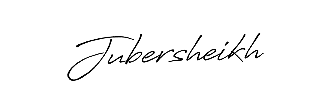 The best way (Antro_Vectra_Bolder) to make a short signature is to pick only two or three words in your name. The name Jubersheikh include a total of six letters. For converting this name. Jubersheikh signature style 7 images and pictures png