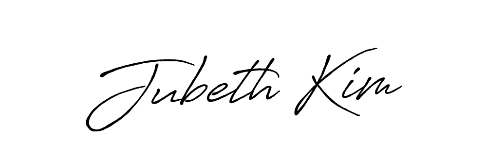 Antro_Vectra_Bolder is a professional signature style that is perfect for those who want to add a touch of class to their signature. It is also a great choice for those who want to make their signature more unique. Get Jubeth Kim name to fancy signature for free. Jubeth Kim signature style 7 images and pictures png