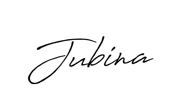 Make a beautiful signature design for name Jubina. With this signature (Antro_Vectra_Bolder) style, you can create a handwritten signature for free. Jubina signature style 7 images and pictures png