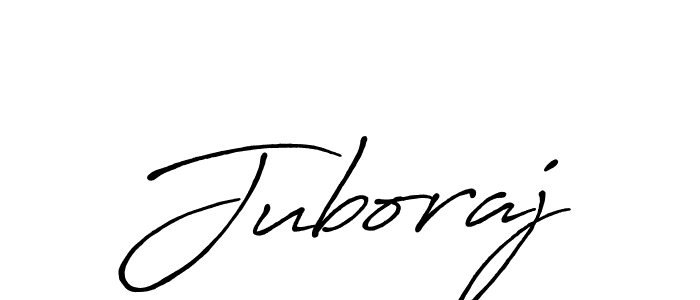 Create a beautiful signature design for name Juboraj. With this signature (Antro_Vectra_Bolder) fonts, you can make a handwritten signature for free. Juboraj signature style 7 images and pictures png