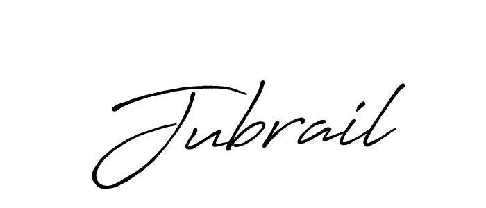 The best way (Antro_Vectra_Bolder) to make a short signature is to pick only two or three words in your name. The name Jubrail include a total of six letters. For converting this name. Jubrail signature style 7 images and pictures png