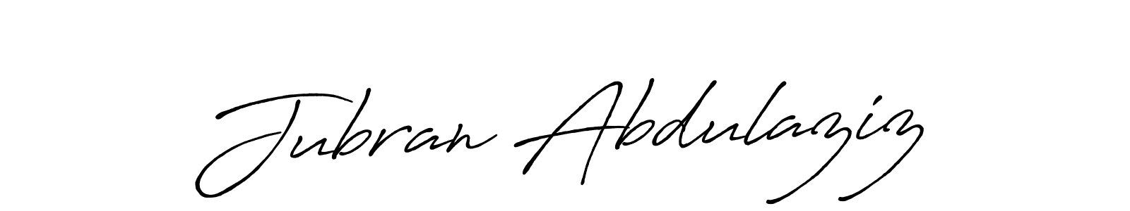 Similarly Antro_Vectra_Bolder is the best handwritten signature design. Signature creator online .You can use it as an online autograph creator for name Jubran Abdulaziz. Jubran Abdulaziz signature style 7 images and pictures png