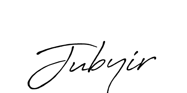 Jubyir stylish signature style. Best Handwritten Sign (Antro_Vectra_Bolder) for my name. Handwritten Signature Collection Ideas for my name Jubyir. Jubyir signature style 7 images and pictures png