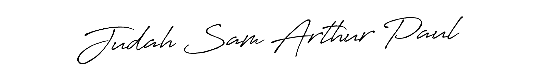 This is the best signature style for the Judah Sam Arthur Paul name. Also you like these signature font (Antro_Vectra_Bolder). Mix name signature. Judah Sam Arthur Paul signature style 7 images and pictures png