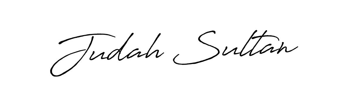 Also You can easily find your signature by using the search form. We will create Judah Sultan name handwritten signature images for you free of cost using Antro_Vectra_Bolder sign style. Judah Sultan signature style 7 images and pictures png