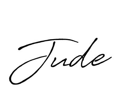 Make a beautiful signature design for name Jude. With this signature (Antro_Vectra_Bolder) style, you can create a handwritten signature for free. Jude signature style 7 images and pictures png