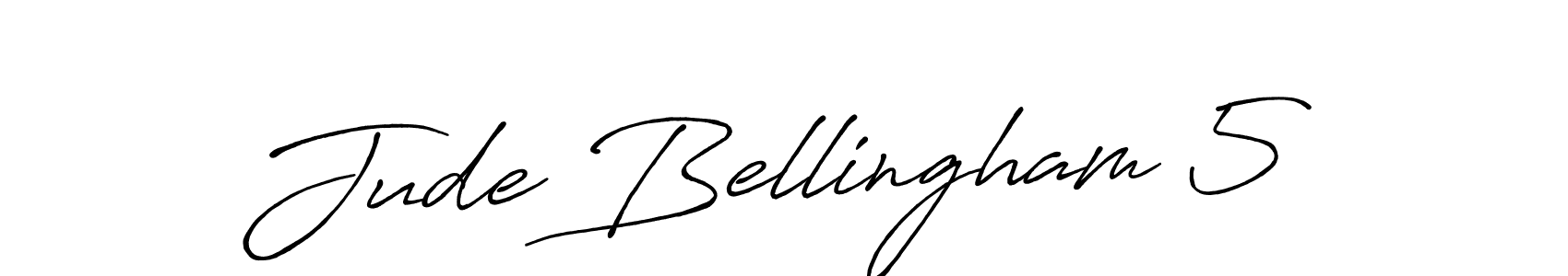 How to make Jude Bellingham 5 name signature. Use Antro_Vectra_Bolder style for creating short signs online. This is the latest handwritten sign. Jude Bellingham 5 signature style 7 images and pictures png